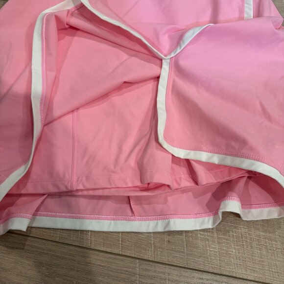 ALL IN MOTION WOMENS PINK WHITE TENNIS GOLF DRESS SKORT LARGE NEW - Picture 3 of 9